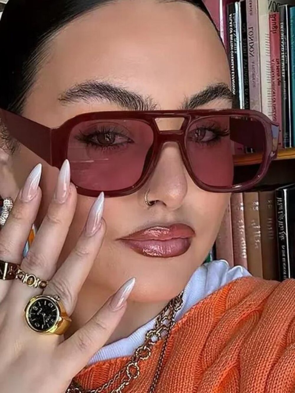 Vintage Square Sunglasses